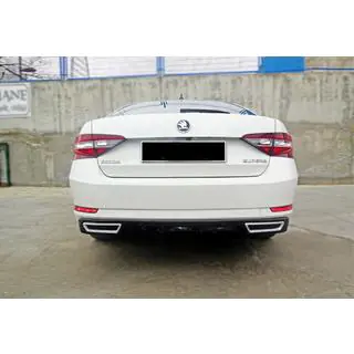 Heckdiffusor DPT V-2 (Schwarz Glanz) Skoda Superb 2015-2024 Foto 1