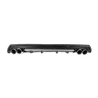 Universeller Heckdiffusor DPT V-12 (ABS) (Grau + Schwarz Glanz) Foto 2