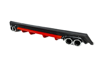Universal Heckdiffusor DPT V-13 (ABS) (Rot+Schwarz Glanz) Foto 2