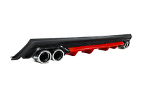 Universal Heckdiffusor DPT V-13 (ABS) (Rot+Schwarz Glanz) Foto 3