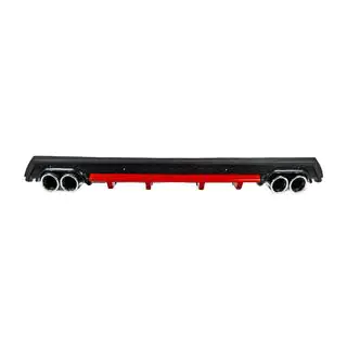 Universal Heckdiffusor DPT V-13 (ABS) (Rot+Schwarz Glanz) Foto 1