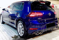 Volkswagen Golf 7/E-Golf 2012-2020 Heckdiffusor DPT V-1 (2017-2019, Schwarz Glanz) Foto 1