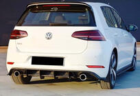 Volkswagen Golf 7/E-Golf 2012-2020 Heckdiffusor DPT V-2 (für GTI, 2017-2019, Schwarz Matt) Foto 2