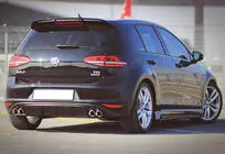 Volkswagen Golf 7/E-Golf 2012-2020 Heckdiffusor DPT V-6 (2012-2017, Schwarz Glanz) Foto 3