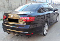 Volkswagen Jetta 2011-2018 Heckdiffusor DPT (2014-2018, Schwarz Glanz) Foto 2