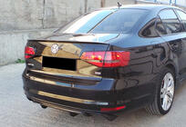 Volkswagen Jetta 2011-2018 Heckdiffusor DPT (2014-2018, Schwarz Glanz) Foto 4