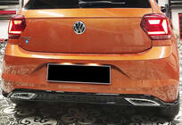 Volkswagen Polo 2017- Heckdiffusor DPT V-3 (Schwarz Glanz) Foto 1