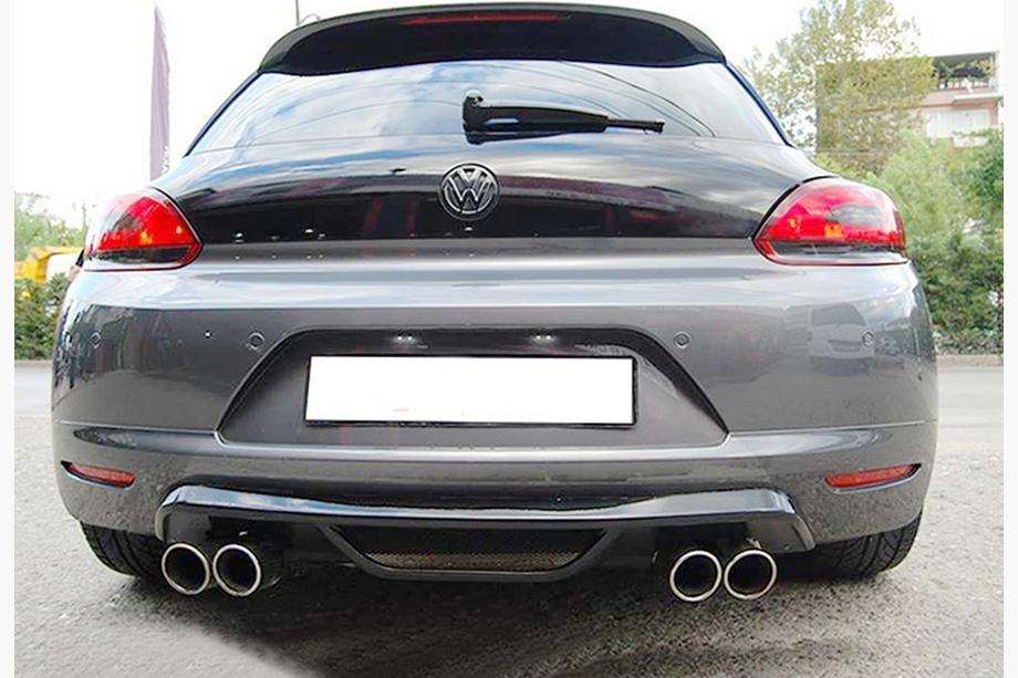 Volkswagen Scirocco 2008-2017 Heckdiffusor DPT V-1 (2008-2013, Schwarz Glanz) Image