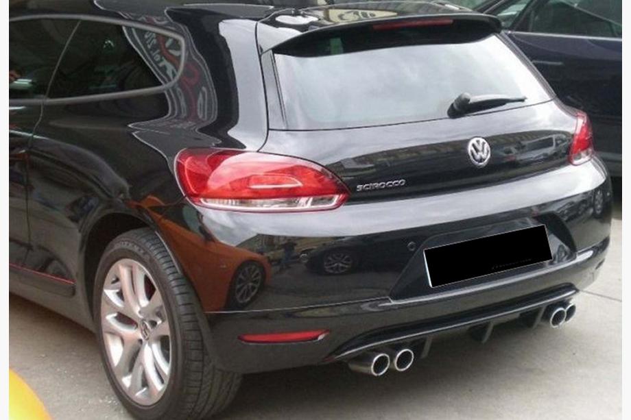 Volkswagen Scirocco 2008-2017 Heckdiffusor DPT V-2 (2008-2013, Schwarz Glanz) Image
