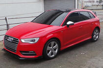 Audi A3 2012-2020 Seitenschweller DPT (HB, Schwarz Glanz) Foto 3