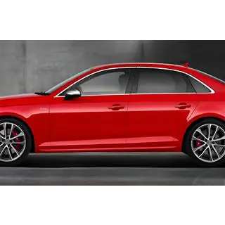 Seitenschweller DPT V-2 (Schwarz Glanz) Audi A4 B8 2007-2015 Foto 1