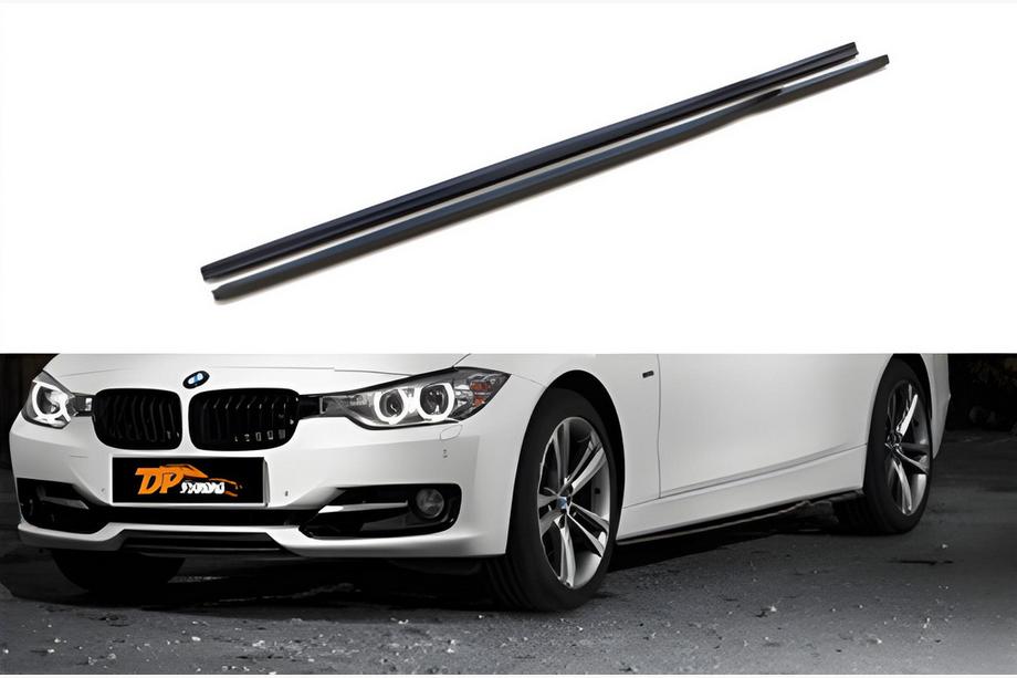 BMW 3 Series F30/F31 2012-2019 DPT Einstiegsleisten (für Base Schweller, Schwarz Glanz) Image