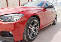 BMW 3 Series F30/F31 2012-2019 Schwellerverkleidungen DPT V-3 (für M-Sport Schweller, Schwarz Glanz) Foto 2