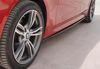 BMW 3 Series F30/F31 2012-2019 Schwellerverkleidungen DPT V-3 (für M-Sport Schweller, Schwarz Glanz) Foto 3
