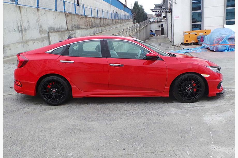Honda Civic Sedan X 2016-2021 Seitenschweller DPT V-3 (Grundiert zum Lackieren) Foto 1