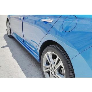Seitenschweller DPT (Schwarz Glanz) Hyundai Elantra (AD) 2015-2020 Foto 1