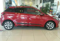 Hyundai I-20 2014-2020 Seitenschweller DPT (2014-2020, Schwarz Glanz) Foto 1