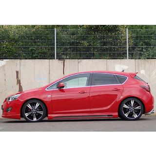 Seitenschweller DPT V-2 (Schwarz Glanz) Opel Astra J 2009-2015 Foto 3