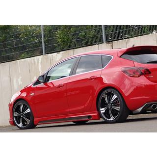Seitenschweller DPT V-2 (Schwarz Glanz) Opel Astra J 2009-2015 Foto 2