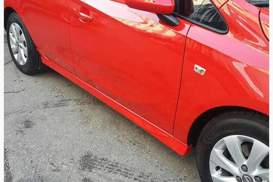 Opel Corsa E 2015-2019 Seitenschweller DPT (Schwarz Glanz) Image
