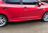 Seat Ibiza 2010-2017 Seitenschweller DPT V-3 (Schwarz Glanz) Foto 1