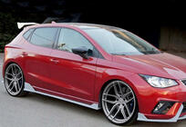 Seat Ibiza 2017- Seitenschweller DPT V-2 (Schwarz Glanz) Foto 3