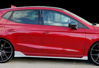 Seat Ibiza 2017- Seitenschweller DPT V-2 (Schwarz Glanz) Foto 1