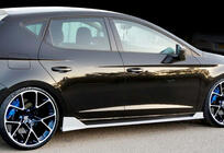Seat Leon 2013-2020 Seitenschweller DPT V-3 (2017-2020, Schwarz Glanz) Foto 1