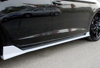 Seat Leon 2013-2020 Seitenschweller DPT V-3 (2017-2020, Schwarz Glanz) Foto 3