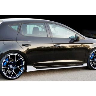 Seitenschweller DPT V-3 (2017-2020, Schwarz Glanz) Seat Leon 2013-2020 Foto 1