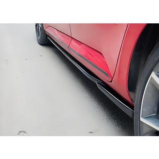 Seitenschweller DPT V-6 (Schwarz Glanz) Seat Leon 2013-2020