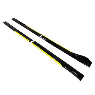 Universelle Seitenschweller Aufsätze Niken Yellow (ABS) (4Stk)