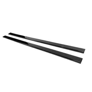 Universelle Seitenschweller Aufsätze DPT Lower Lip Black (Schwarz Glanz) Foto 2