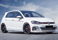 Volkswagen Golf 7/E-Golf 2012-2020 Seitenschweller DPT V-5 (Schwarz Glanz) Foto 1