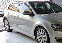 Volkswagen Golf 7/E-Golf 2012-2020 Seitenschweller DPT V-9 (Schwarz Glanz) Foto 1