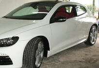 Volkswagen Scirocco 2008-2017 Seitenschweller DPT V-1 (Schwarz Glanz) Foto 4