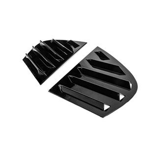 Fensterabdeckungen hinten DPT (Schwarz Glanz, 2Stk) BMW 3 Series E90/E91 2005-2011 Foto 3