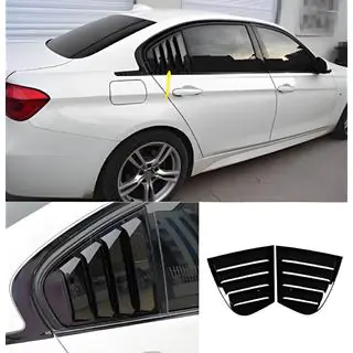 Fensterabdeckungen hinten DPT (Schwarz Glanz, 2Stk) BMW 3 Series F30/F31 2012-2019