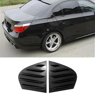 Fensterabdeckungen hinten DPT (Schwarz Glanz, 2Stk) BMW 5 Series E60/E61 2003-2010
