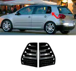Volkswagen Golf 5 2003-2009 Fensterabdeckungen hinten DPT (Schwarz Glanz, 2Stk) Foto 1