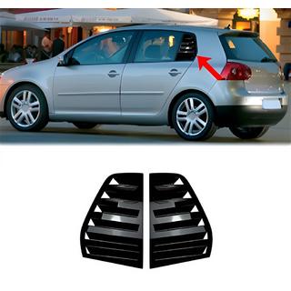 Fensterabdeckungen hinten DPT (Schwarz Glanz, 2Stk) Volkswagen Golf 5 2003-2009