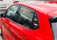 Volkswagen Polo 2017- Fensterabdeckungen hinten DPT (Schwarz Glanz, 2Stk) Foto 1