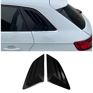 Fensterabdeckungen hinten DPT V-2 (Schwarz Glanz, 2 Stk)