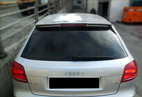 Audi A3 2003-2012 DPT V-3 Spoiler (Schwarz Glanz) Foto 1