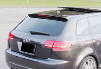Audi A3 2003-2012 Spoiler DPT V-4 (Schwarz Glanz) Foto 2