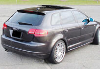 Audi A3 2003-2012 Spoiler DPT V-4 (Schwarz Glanz) Foto 4