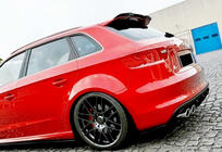 Audi A3 2012-2020 DPT V-1 Heckspoiler (HB, Schwarz Glanz) Foto 1