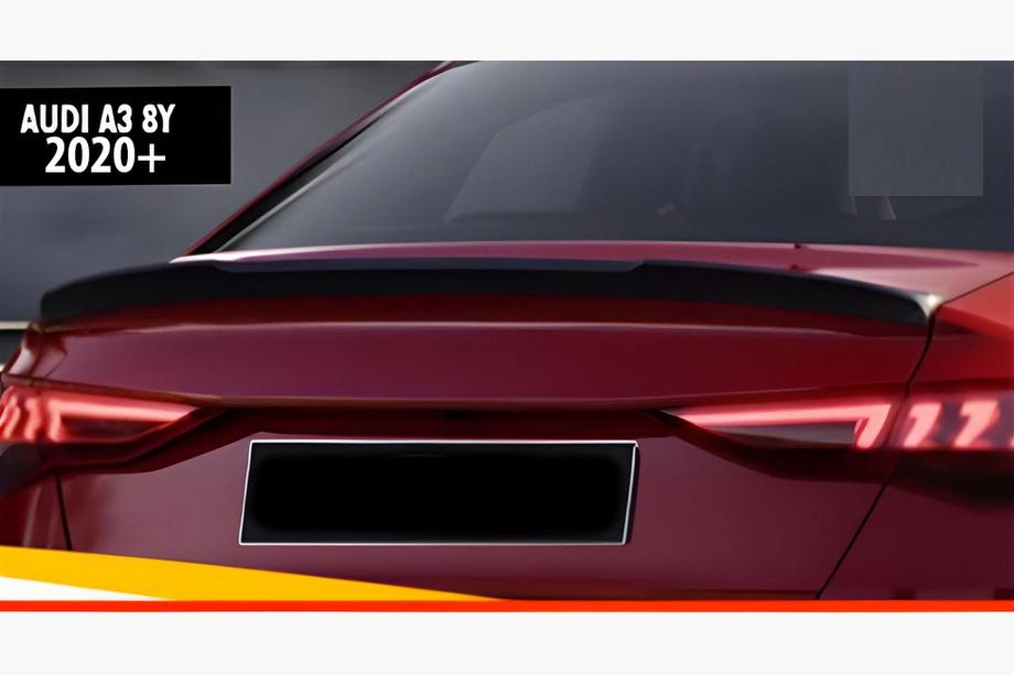 Audi A3 2020- DPT V-2 Spoiler (Limousine, Schwarz Hochglanz) Image