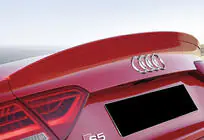 Audi A5 2007-2015 DPT V-2 Spoiler (für Sedan, Schwarz Hochglanz) Foto 1