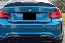 BMW 2 Series F22/F23 2014-2021 PSM-Style Heckspoiler (für F22, Schwarz Glanz) Foto 1